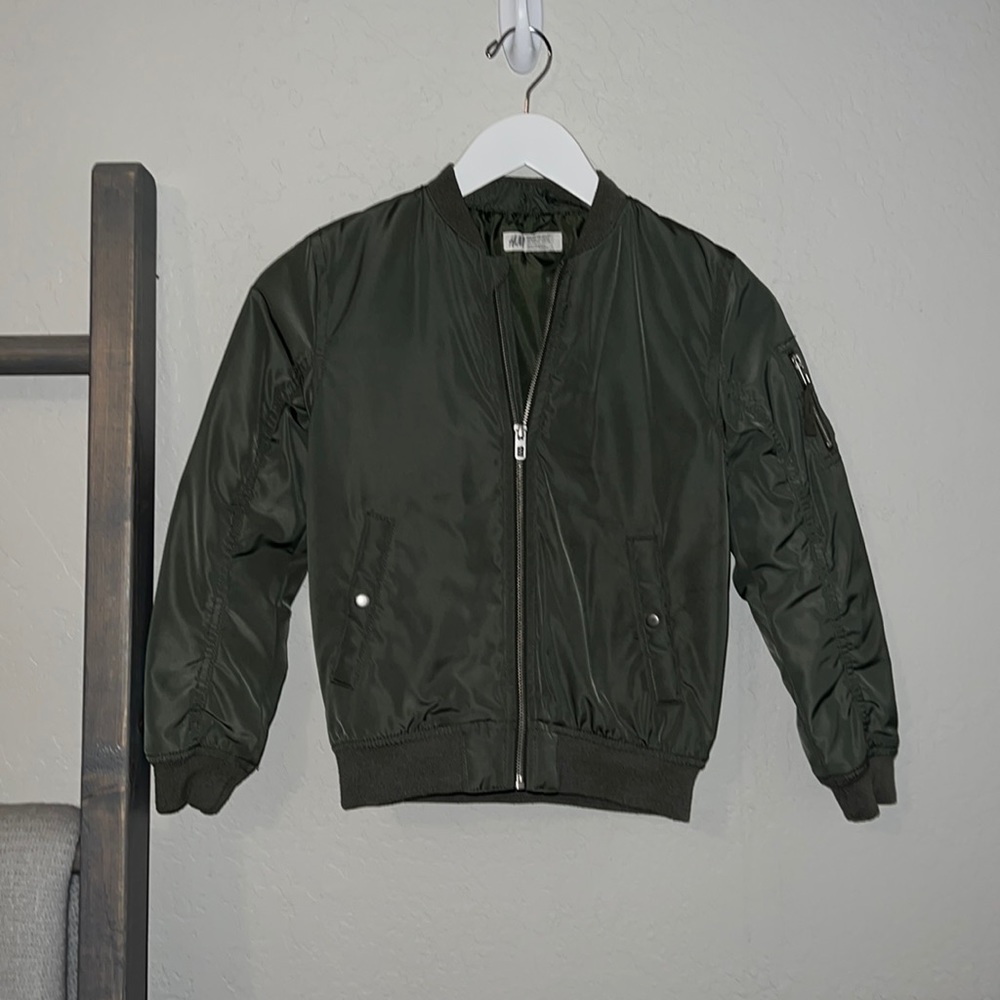 H&M girls bomber jacket like new